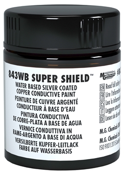 843WB-15ML - Super Shield - Water Based Silver Coated Copper Conductive Coating, Liquid 15ml (0.5 fl oz)