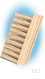 Non Abrasive Brushes, Hog Hair, 8 3/8" wood, 2 1/4" x 1" (large)