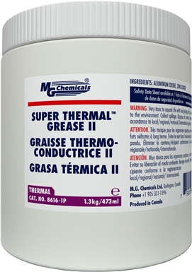 8616-1P Super Thermal Grease Ii, High Thermal Conductivity Tube 483 mL (2.2 lbs)