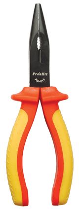 1000V Insulated Long-nosed Pliers - 6-1/4"