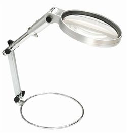 2X Foldable Stand Magnifier - 5" Diameter