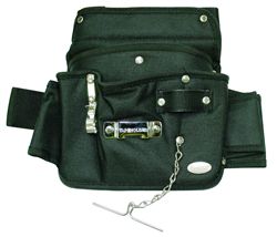 Electrician's Tool Pouch - Black - with Belt