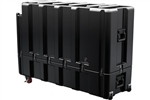 AL5415 X-Large Shipping/Single Case, Hardigg, Standard Density Foam, BLACK, 54.62" x 15.88" x 35.88"
