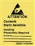 SCS Attention Label with Tab, 1.875 in. x 2.5 in., 500/Roll