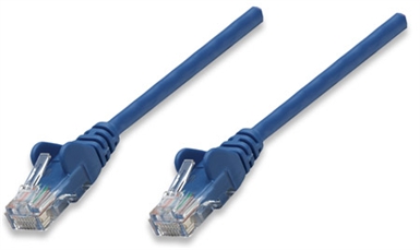 Blue Network Cable, Cat5e, UTP RJ-45 Male / RJ-45 Male