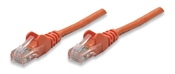 Orange Network Cable, Cat5e, UTP RJ-45 Male / RJ-45 Male