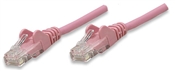 Pink Network Cable, Cat5e, UTP RJ-45 Male / RJ-45 Male