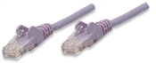 Purple Network Cable, Cat5e, UTP RJ-45 Male / RJ-45 Male