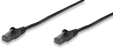 Black Network Cable, Cat6, UTP RJ-45 Male / RJ-45 Male