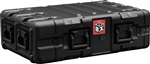 BB0030 Pelican-Hardigg BlackBox 3U-M6, Rack Mount Case, Standard Density Foam, BLACK, 38.50" x 24.60" x 11.40"