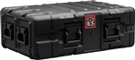 BB0040 Pelican-Hardigg BlackBox 4U-M6, Rack Mount Case, Standard Density Foam, BLACK, 38.50" x 24.60" x 13.10" 