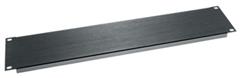 2 SPACE (3 1/2") FLANGED ALUMINUM BLANK PANEL