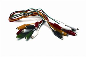 Multi-color Insulated "Mini-Alligator" Lead Set - 10 leads