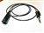 Black Insulated Alligator Clip to Stackable Banana Plug, 12" 20G PVC