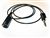 Black Insulated Alligator Clip to Stackable Banana Plug, 36" 20G PVC