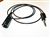 Black Insulated Alligator Clip to Stackable Banana Plug, 48" 20G PVC