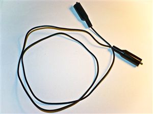 Alligator Test Clip Patch Cord, 12"