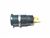 Black Screw-In Safety Socket Spade & Metal Nut - 1000V