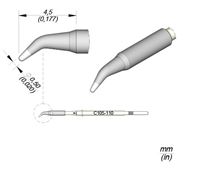 C105110 - Cartridge Bent dia. 0,5 Nano Soldering Tip