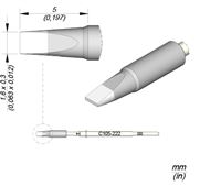 C105222 - Cartridge Chisel 1,6x0,3 Nano Soldering Tip