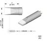 C105223 - Cartridge Chisel 2,4x0,6 Nano Soldering Tip