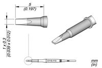 C115113 - Cartridge Chisel 1x0,3 Nano Soldering Tip