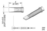 C115114 - Cartridge Chisel 1,8x0,5 Nano Soldering Tip