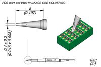 C115117 - Cartridge Chisel 0,4x0,2 Nano Soldering Tip