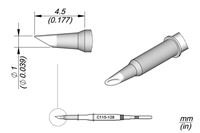 C115128 - Cartridge Spoon dia. 1 Nano Soldering Tip