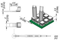 C120013 - Cartridge Blade 2mm PA120 Micro Tweezer Tip