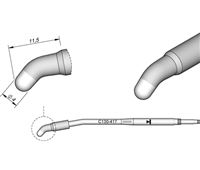 C130417 - Cartridge Bent dia. 4 AP130-A Solder Feed Iron Tip