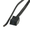 C45-12 - Fan Power Cord - Angled Plug to Wire Leads, 12"