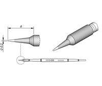 C210009 - Cartridge Conical dia. 0,2 T210 Soldering Tip