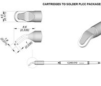 C245010 - Cartridge J-Lead 4,5X1,8 T245 Soldering Tip