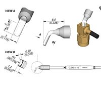 C245116 - Cartridge Pin/Connector R.1 T245 Soldering Tip