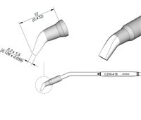 C250418 - Cartridge Bent 3,2x1,5 AP250-A Solder Feed Iron Tip