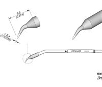 C250420 - Cartridge Bent dia. 0,4 AP250-A Solder Feed Iron Tip