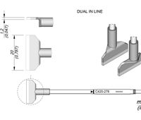 C420278 - Cartridge Dual in Line 20,0 HT420 Thermal Tweezer Tip