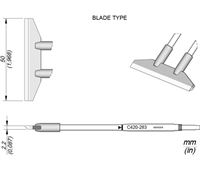 C420283 - Cartridge Blade 50,0 HT420 Thermal Tweezer Tip