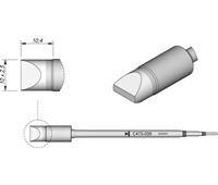 C470006 - Cartridge Chisel 10X2,5 T470 Heavy Duty Iron Tip