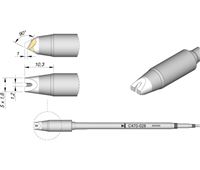 C470028 - Cartridge Pin/Connector dia. 1,2 T470 Heavy Duty Iron Tip