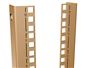 42U 24W SQUARE HOLE RAILS (PAIR)