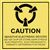 SCS Caution Label, 4 in. x 4 in., 100/Roll