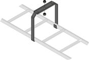 LADDER CENTER BRKT, BLK, 1 PC