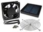 FAN & FILTER Kit, 80mm, BLACK