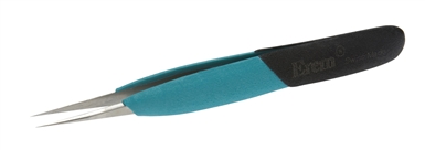 Tweezer straight, Fine tips, Anti-magnetic, Swiss Made, Ergonomic