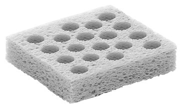 Replacement Sponge for Iron Stands, Swiss Cheese Style Holes