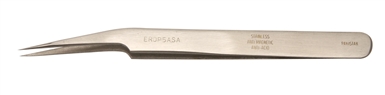 Tweezer 10Â° tip offset, Micro Fine, Anti-magnetic, enhances access to confined areas
