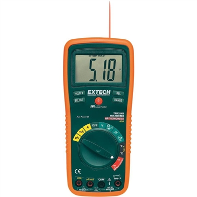 12 Function True RMS Professional MultiMeter + InfraRed Thermometer