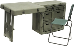 FD3121 Single Field Desk-Hardigg, OD GREEN 